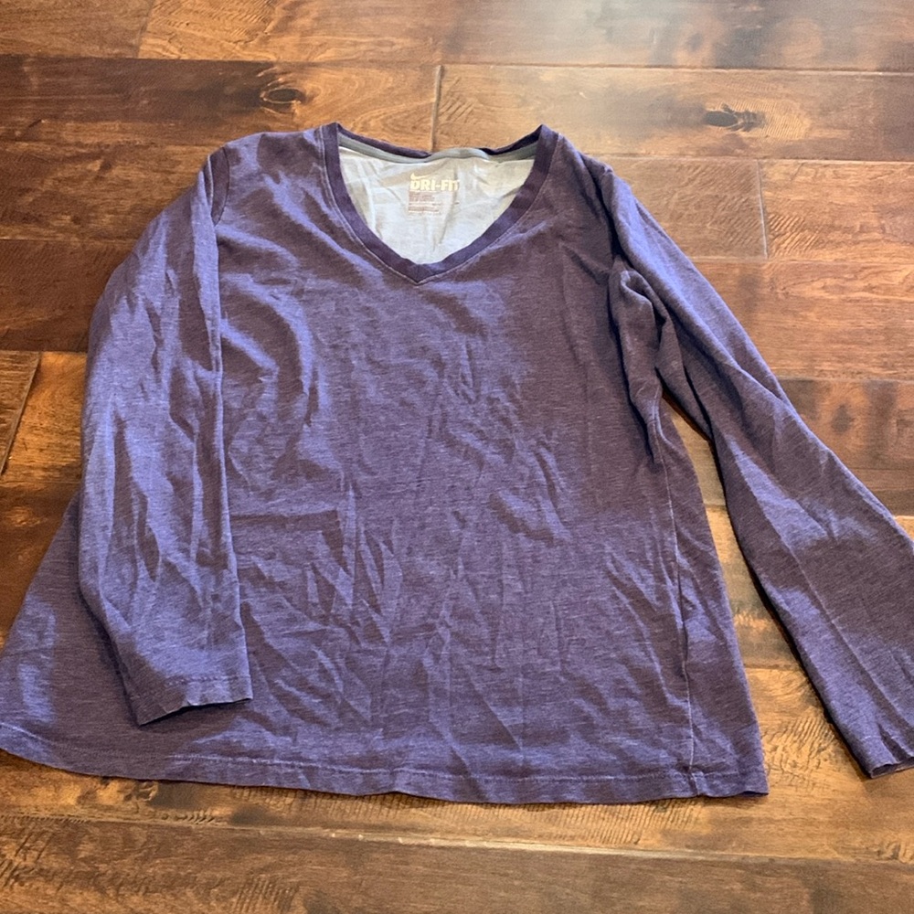 Nike dri fit purple women’s long sleeve size extra large